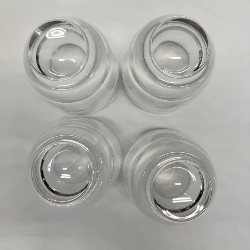Villeroy & Boch 3.75” 8 oz Tumbler Old Fashion Glasses Set Of 4